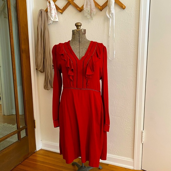 Roberto Cavalli Red Cutout Dress - Picture 1 of 5